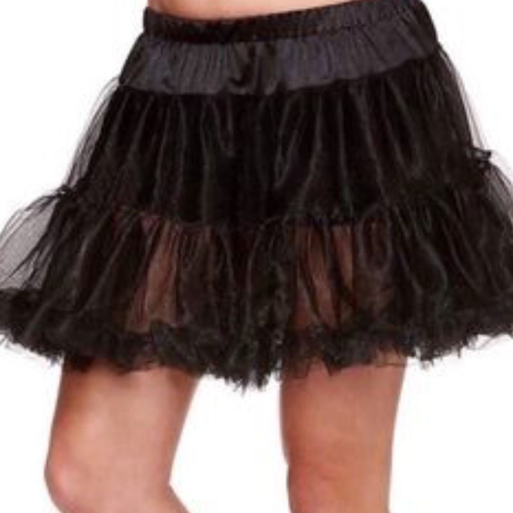 Spirit Halloween, Black Deluxe Petticoat